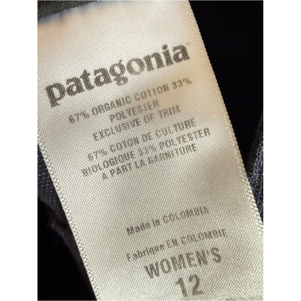 Patagonia Women's Skirt Size 12 Blur Organic Cotton Blend Pockets - Picture 5 of 5